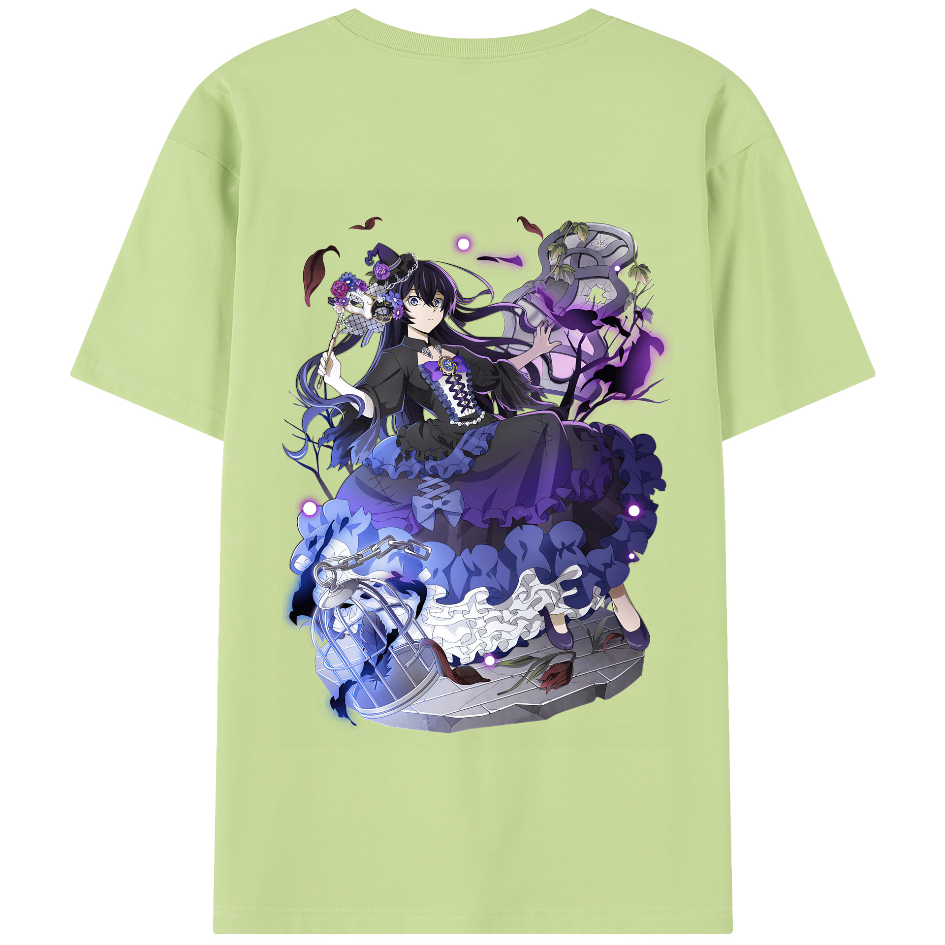 （画像用） 文豪ストレイドッグス Bungo Stray Dogs 綿100％半袖Tシャツ（背面プリント）